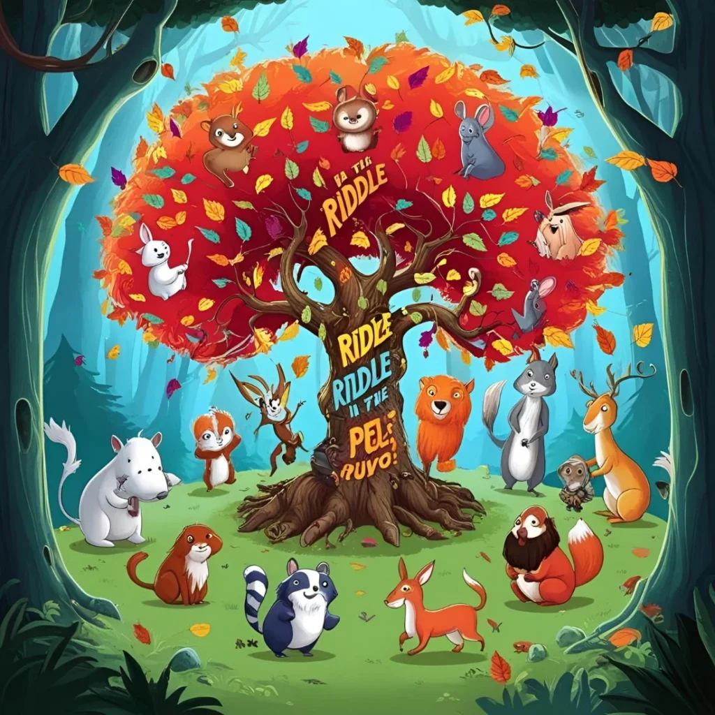 Tree Riddles with Animals