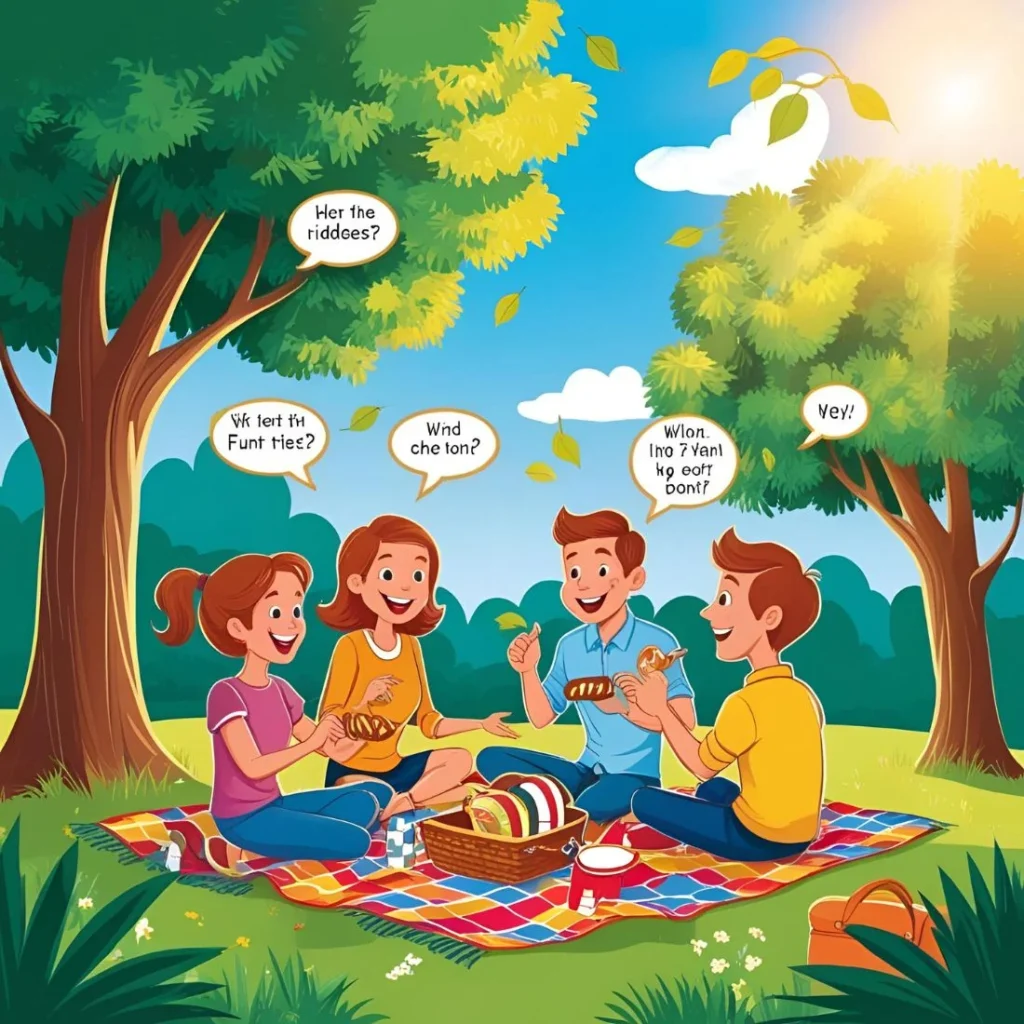 Nature Themed Picnic Riddles
