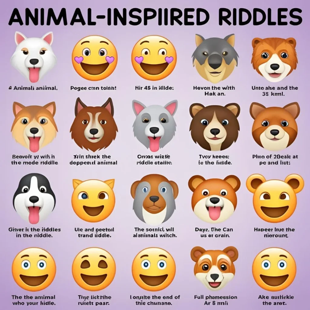 Animal Inspired Riddles