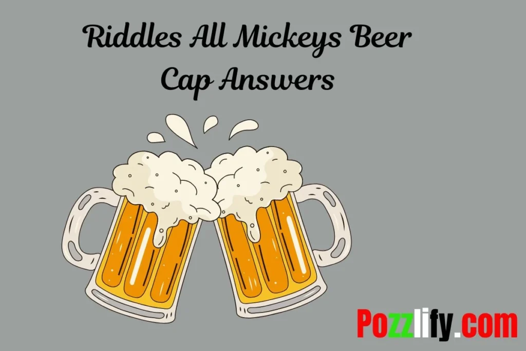 Mickey’s Beer Cap Riddles with Animals