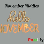 November Riddles