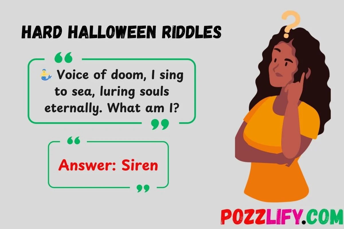 Hard Halloween Riddles