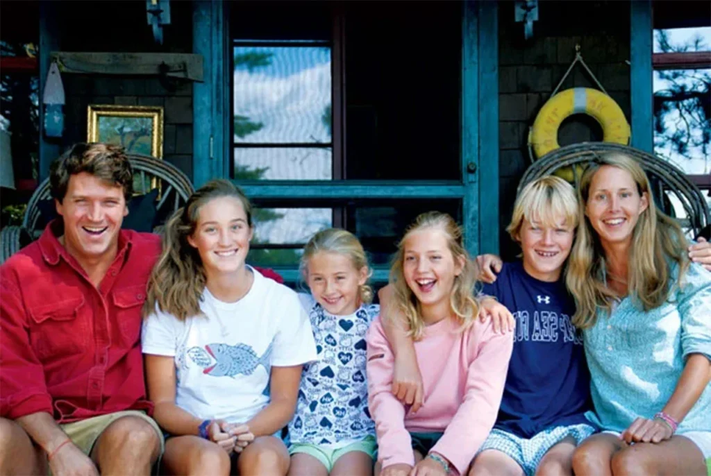 Tucker Carlson Wife and Kids