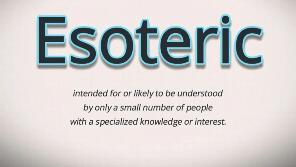 Alternatives to “Esoteric”