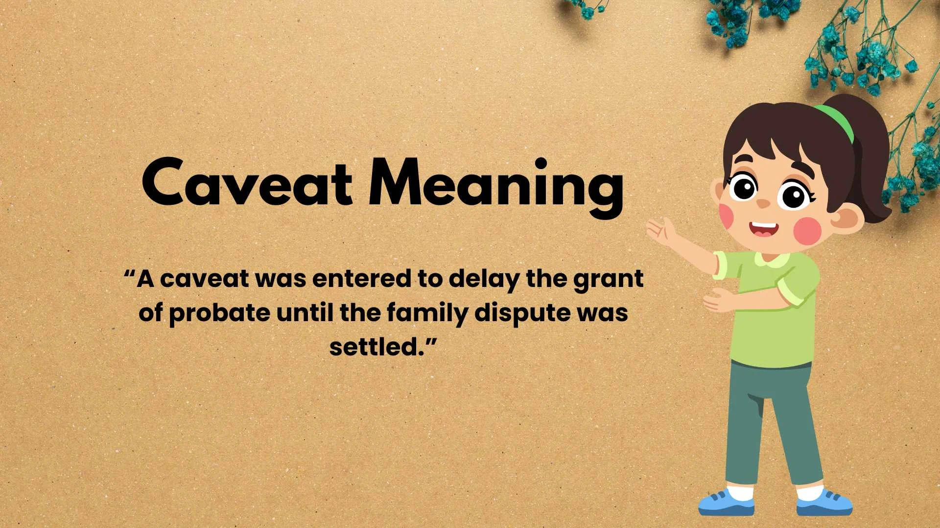 Caveat Meaning
