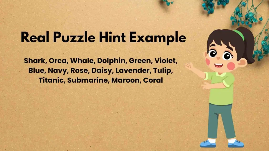 Real Puzzle Hint Example