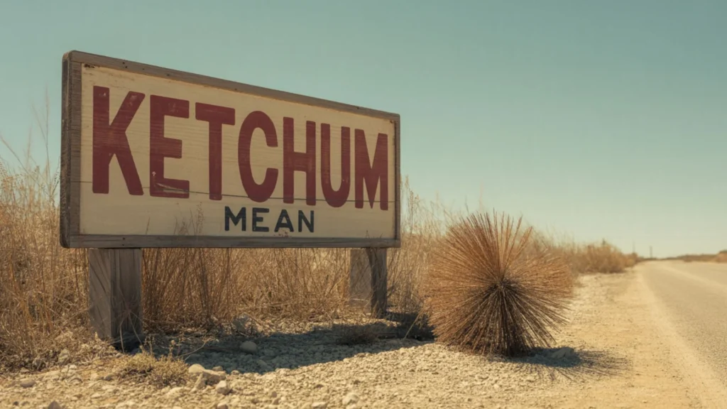 What Does “Ketchum” Mean