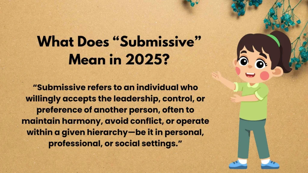 What Does “Submissive” Mean