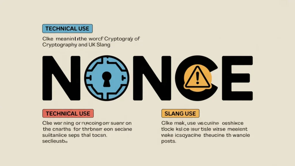 When to Use or Avoid the Term “Nonce”