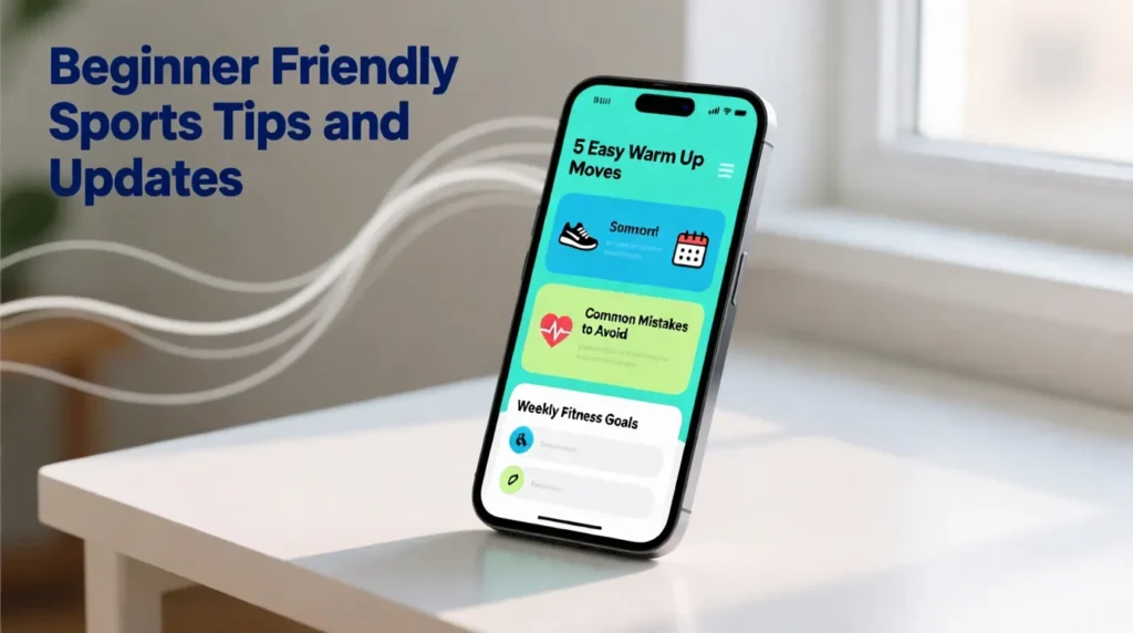 Beginner Friendly Sports Tips and Updates