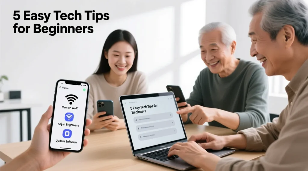 Easy Tech Tips for Beginners Using Smartphones and Laptops