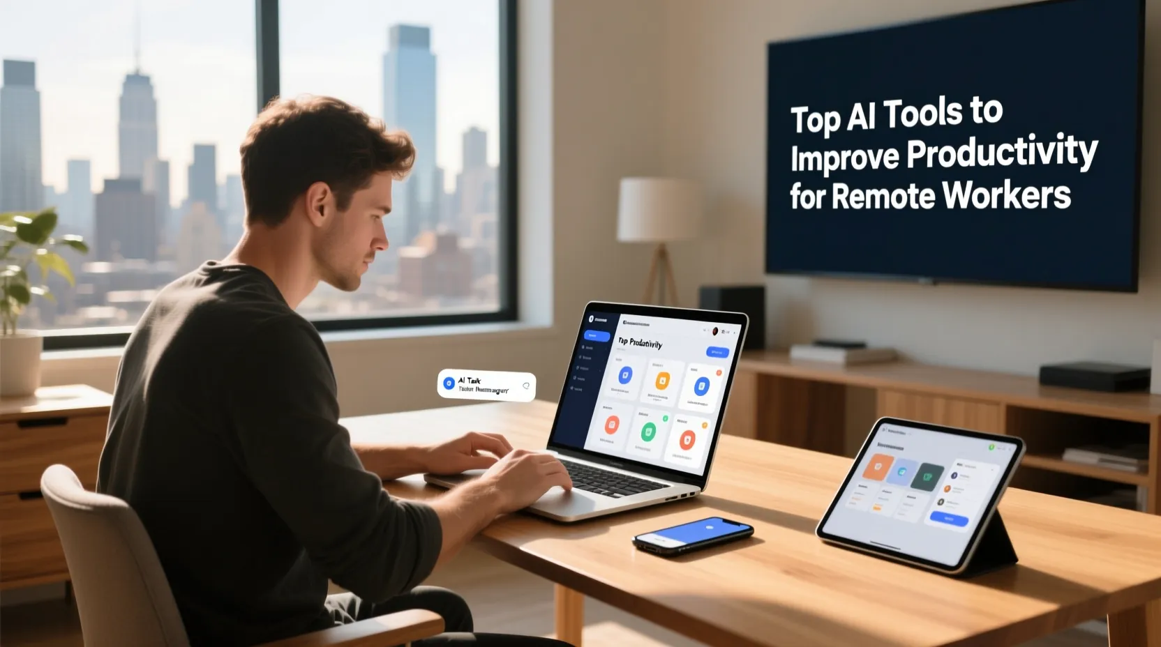 Top AI Tools to Improve Productivity for Remote Workers
