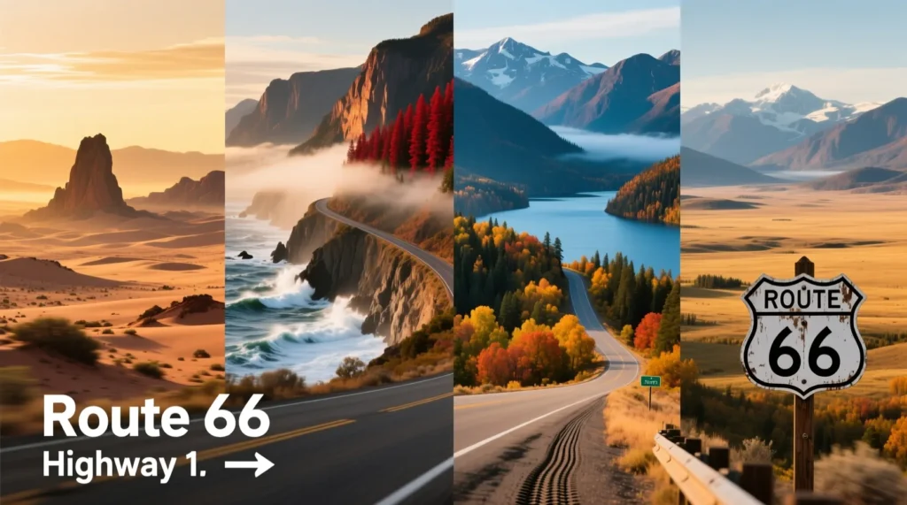 Top Road Trip Routes Across the USA with Scenic Views